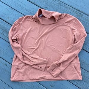 Lululemon size 12 Ready to Rulu Pullover pink savannah